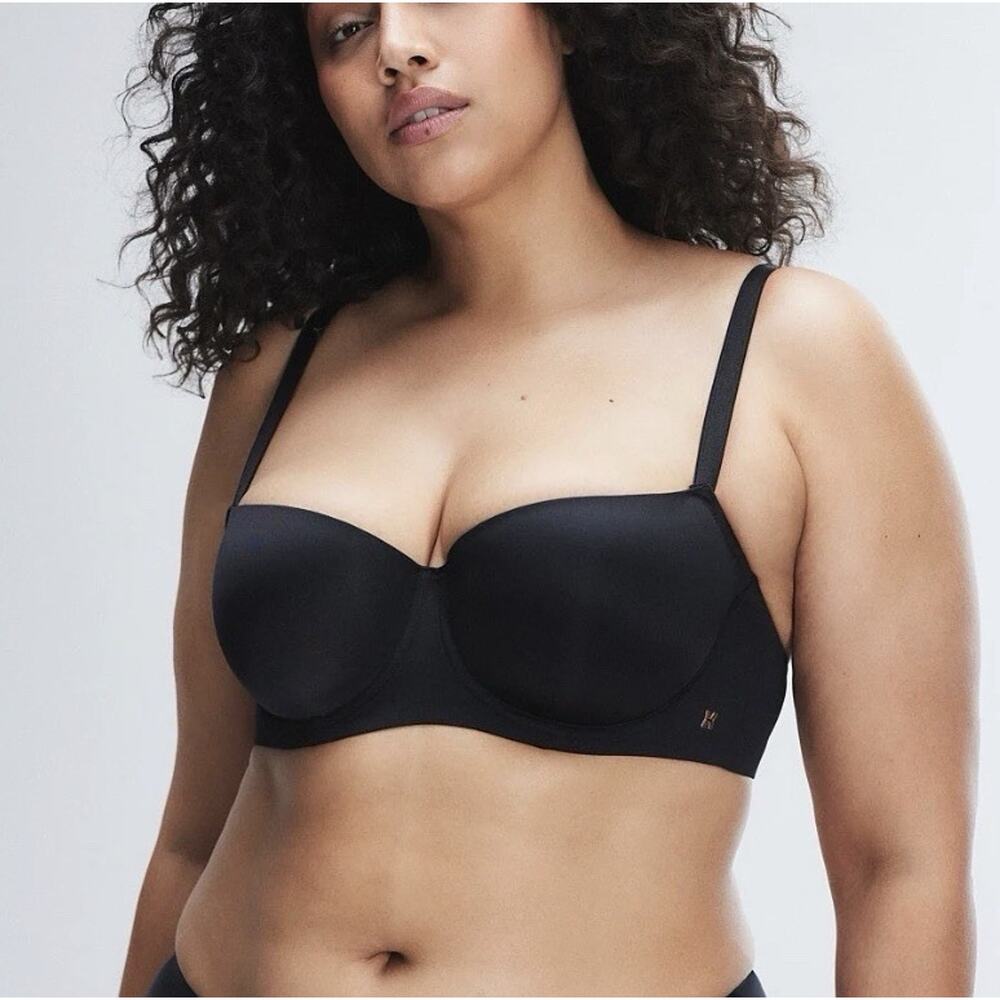 SAVAGE X Fenty NOT SORRY MICROFIBER LOW-CUT BALCONETTE BRA Size 40H